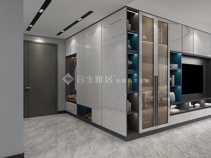 定製家具時玄關(guan) 應該怎樣裝修更實用,定製玄關(guan) 櫃,玄關(guan) 裝修案例
