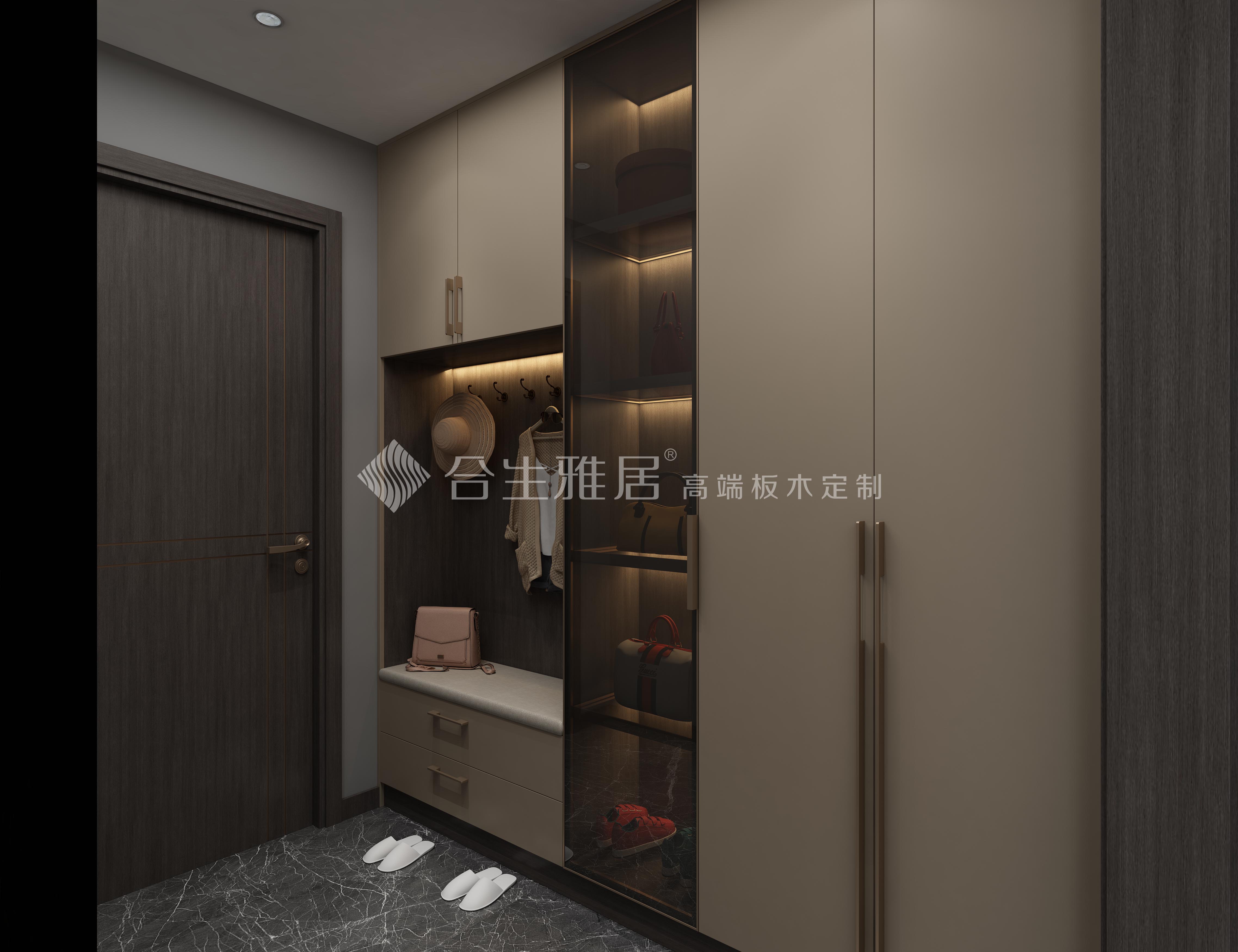 門廳櫃設計,定製家具,玄關(guan) 裝修案例