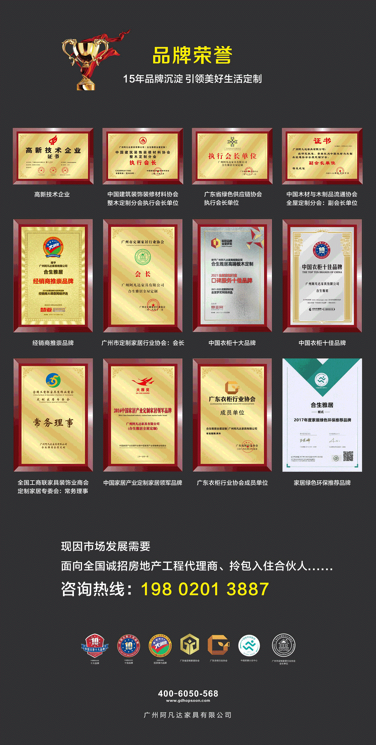 雷竞技在线官方入口品牌榮譽